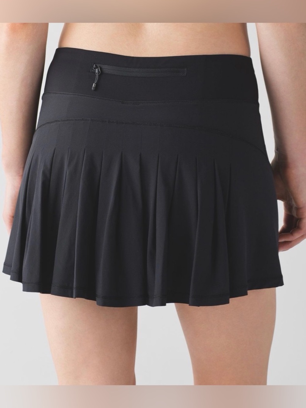 Lululemon Sz 6 Black Circuit Breaker II Tall (15”) Skort Pleats Discontinued